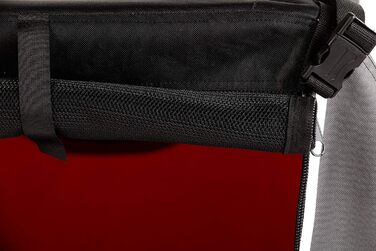 Транспортна переноска для собак та котів, 91x64x64 см, червона. Клітка-переноска для подорожей, відпочинку, собак та котів.