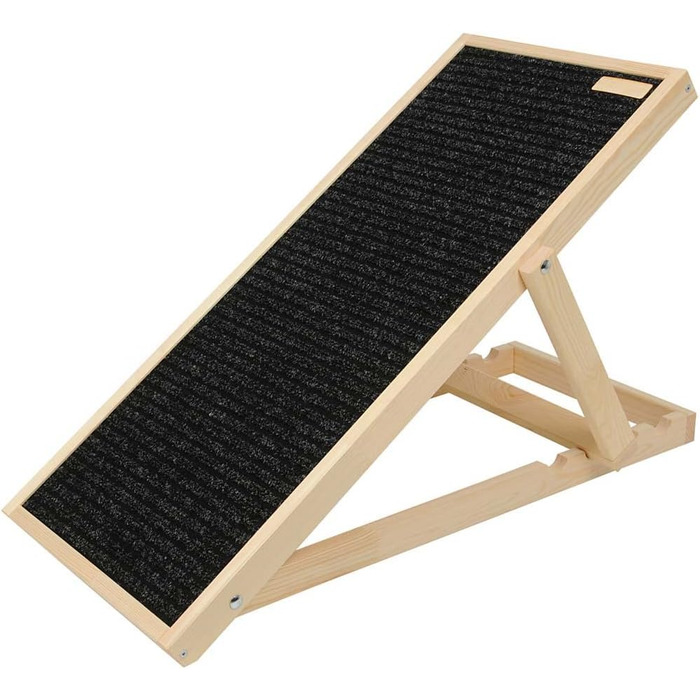 Рампа для собак і котів | Дерев'яна складана рамка для підйомів на ліжко/диван/в автомобіль | Natural