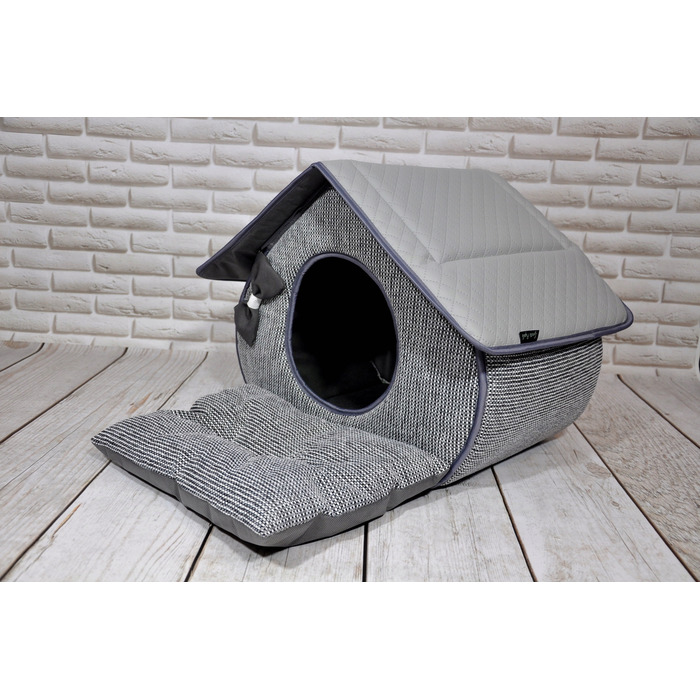 Будиночок-ліжечко SjestaPupila для собак та котів, розмір M (35x32 см)