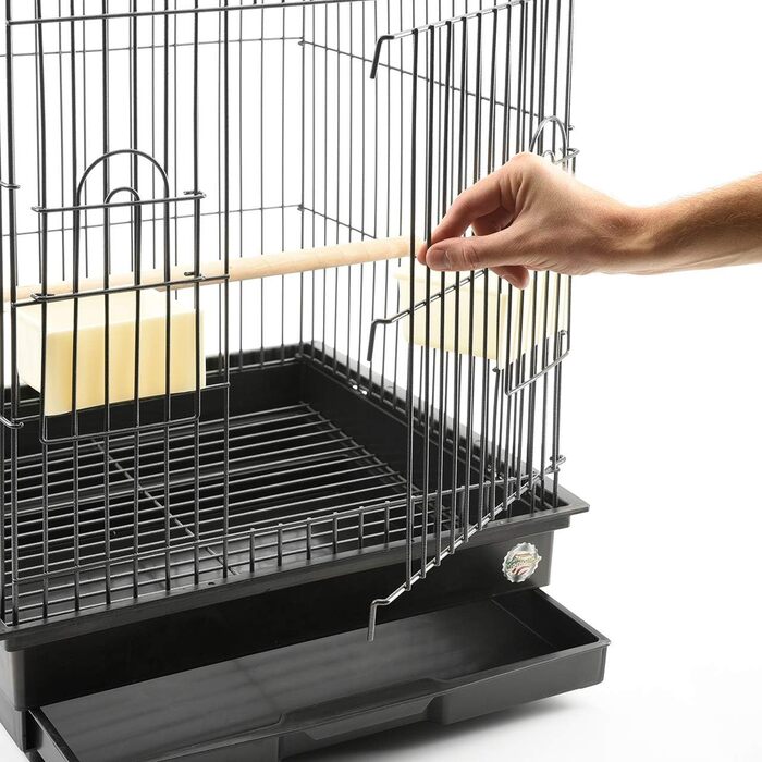 Транспортна клітка Montana Cages EOS 44x44x68 см антик для великих папуг і птахів
