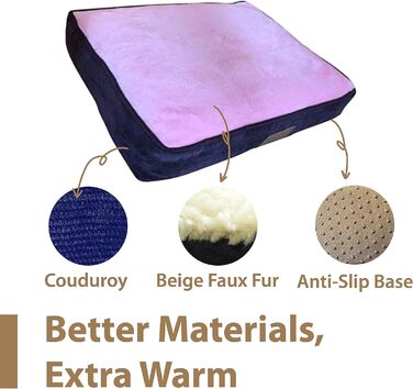 Клітка для собак Ellie-Bo, 71 x 48 см, лежанка, коричнева кордурна стінка та рожеве штучне хутро