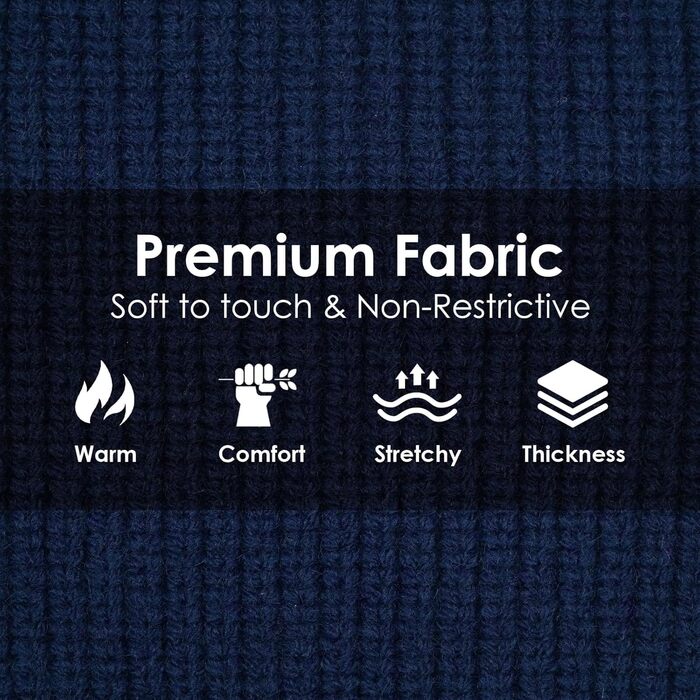 Теплий зимовий пуловер для собак IKIPUKO, XXXXL, темно-синій, з отвором для повідка, святковий новорічний стиль