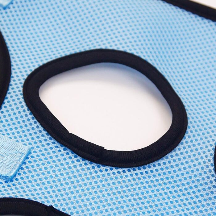 Гамак для грумінгу собак - петля для догляду за собаками, безпечна петля для грумінгу, дихаюча обрізка кігтів, гамак для домашніх тварин з ременем безпеки, безпечний для собак та котів, блакитний, M