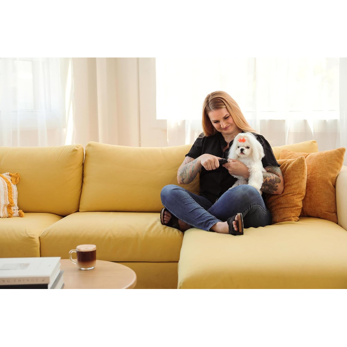 Професійний точило для кігтів тварин Andis Professional 2-Gang з кабелем/акумулятором, чорний, 66835