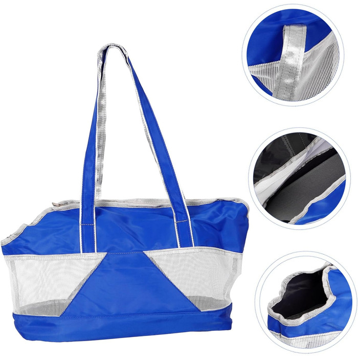 Складана переносна сумка для тварин Ganazono з оксфордської тканини. Дихаюча, з циркуляцією повітря, практична сумка на плече для котів та собак. Легко чиститься та зручна в подорожах.