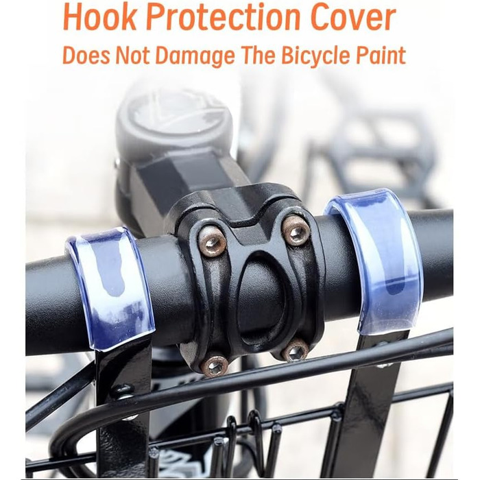 Складаний велосипедний кошик - навісний багажник для перевезення вантажу, швидкознімний, для керма та багажника, до 25 кг (срібний)