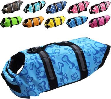 Жилет для собак Snik-S: блакитний, з регульованим ремінним кріпленням та світловідбиваючими смугами