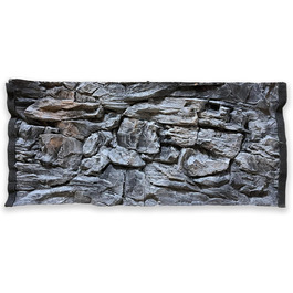 ZooPaul 3D акваріумна фонова стінка сіра 120x60 см