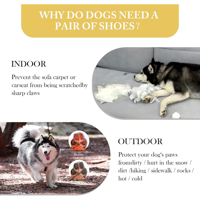 Чоботи для собак, 4 шт. Дихаючі чоботи для собак з світловідбиваючими ременями, мікрофібра, шкіра, гума, рифлена підошва, захист лап собак (1#), ширина розміру 1: 3,2-3,7 см