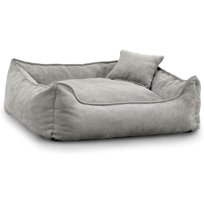 Gutekissen® Лежанка для собак Lucky – М'яке собаче ліжко для малих та великих собак – Практичне лежанка для домашніх тварин з поліуретановою начинкою та знімним чохлом (Зелений, ) Зелений (Сірий, XXL - 110x90)