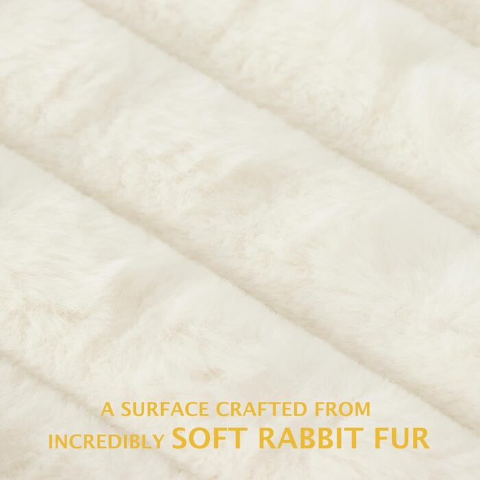 М'яке ортопедичне ліжко для собак BVAGSS, 90x60 см, біле. Лежанка для собак, зручна та тепла, з неслизьким дном.