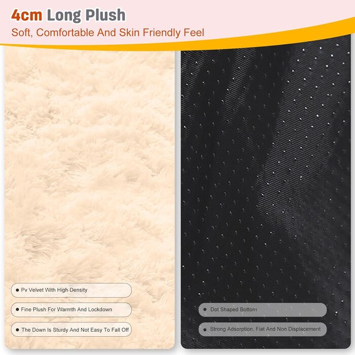 PETCUTE М'яке ліжко для собак, великих та середніх порід, 40x40 см, персиковий колір. Зручне, тепле, з антиковзною основою, легко миється.