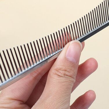 Гребінець для собак та котів, щітка для грумінгу, аксесуари для догляду за шерстю, для літніх собак, довгошерстих порід, щоденне використання, сезон линьки, для цуценят, срібна