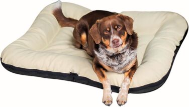 Килимок для собак 4L Textil Ella, 90x70 см, бежевий - водовідштовхувальне штучне шкіряне ліжко для собак середніх порід