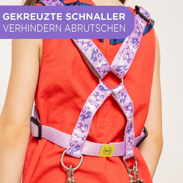 Дитяча попонування для коня Jubi® Blau Pferdeleine - регульована, з сумкою для зберігання - екіпірування для коней/іграшки для коней