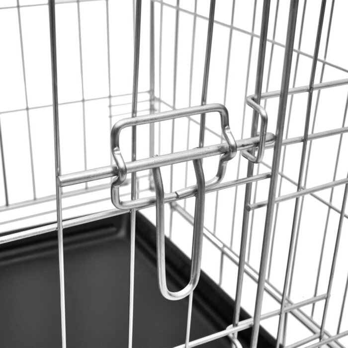 Складана переносна клітка/бокс для собак SHUJING, металева, для транспортування