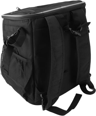 Рюкзак-переноска для собак, велосипедний, чорний: водонепроникний, дихаючий, знімний