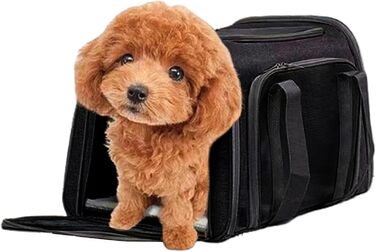 Транспортна переноска для собак та котів, складна, чорна - Dogbox Small