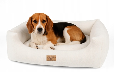 Ліжко-диван для собак Odol-Plusz, рожеве, прямокутне, розмір L 95x75 см