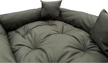 Лежанка для собак Dogs4Life XXL: водовідштовхувальна, для вулиці, 75x65 см, зелена