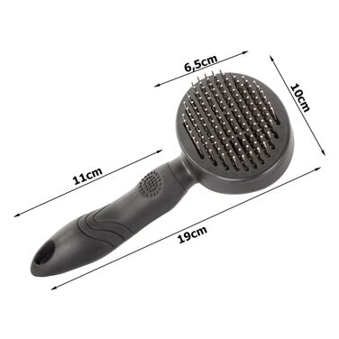 Щітка для вичісування котів та собак, для довгошерстих порід, для блискучого хутра