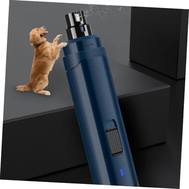 Електричний шліфувальник нігтів для домашніх тварин Milisten USB. Безшумний триммер для собак та котів. Безпечний та швидкий догляд за кігтями.