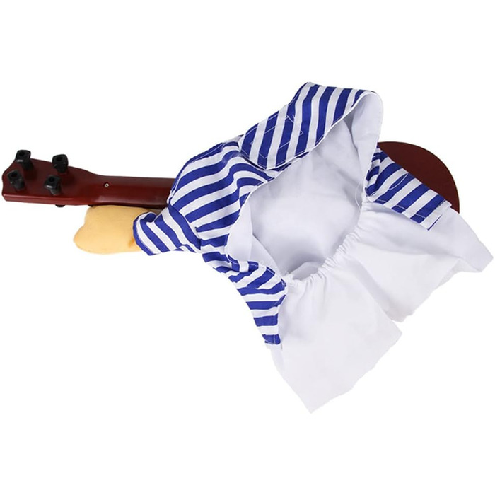 Костюм для собаки Ranvi: Гітарист, костюм для кота, карнавальний костюм для домашніх тварин, Хелловін, Новий рік, вечірка, Cosplay (L), синій, білий