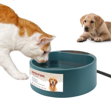 Автоматичний годівниця-поїлка з підігрівом для тварин 2L: інтелектуальна температура та контроль рівня води