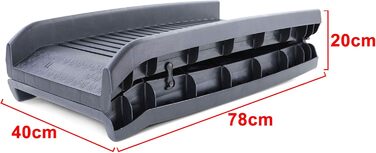 Рампа для автомобіля Auto PKW Hunderampe, чорна, 155x40 см, до 90 кг, антиковзаюча, складна