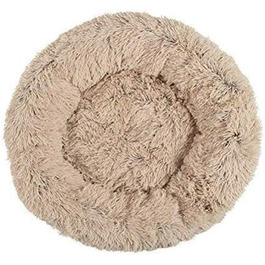 Кругле ліжко для домашніх тварин Segle Deluxe: м'яке, зручне, для собак та котів, 55x55x18 см