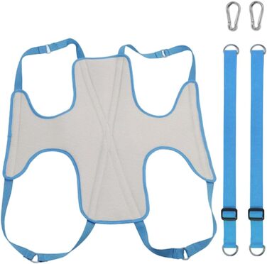 Гамак для грумінгу собак, пристрій для догляду за тваринами, портативний, багатофункціональний, для маленьких собак, дихаючий, для стрижки, миття, блакитний, L