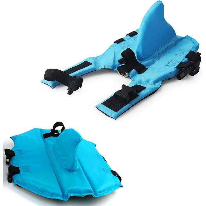Жилет рятувальний для собак, Paddelvogel, великий розмір XXL, блакитний, з регулюванням