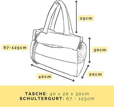 PAW WOW переносна сумка для собак SARA | стильна переноска для маленьких собак | водо- та вітростійка | з підкладкою з тедді, регульований плечовий ремінь, зовнішня кишеня (Чорний)