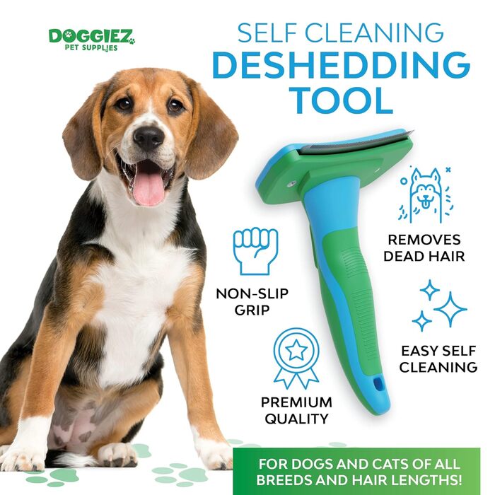 Бурштук для собак та котів: видалення підшерстя, видалення бруду та шерсті. Великий інструмент для догляду за тваринами