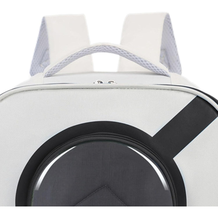 Рюкзак для тварин Kowaku: зручний переносник для собак та котів з вікном та ременем, чорний