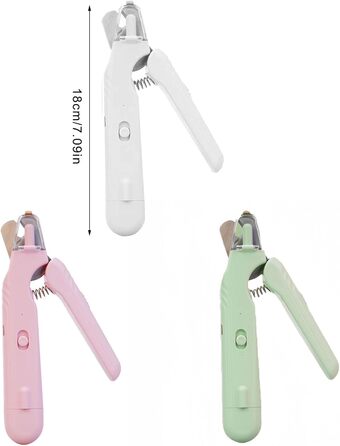 LED-напильчник для собак та котів. М'який інструмент для догляду за нігтями, запобігає надрізанням. Професійний (116 хв.)