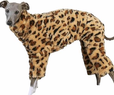 Піжама для собак Віппет, тепла, коричнева, розмір S