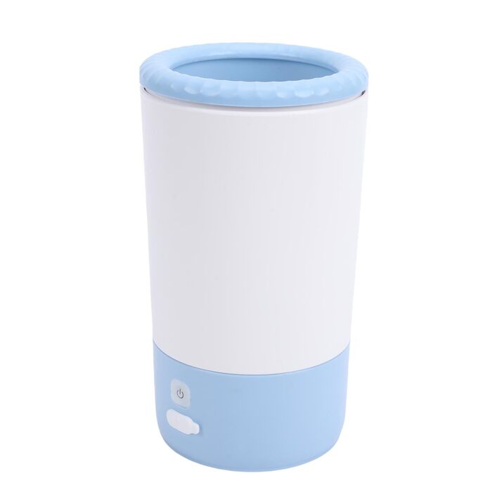 Електрична мийка для лап домашніх тварин Yechiry, автоматичний очищувач лап для собак та котів, портативна чаша для миття лап, блакитний колір