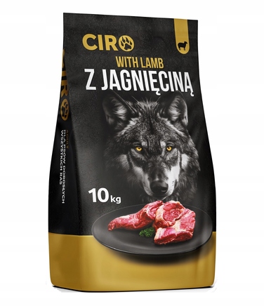 Сухий корм для собак CIRO KARMA з ягнятиною, 41% м'яса, 10 кг