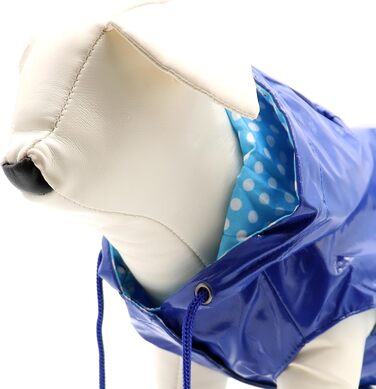 Регенкожух Croci Raindrop, блакитний, 30 см