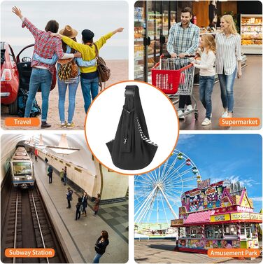 Сумка-кенгуру для собак Coolzon, переноска для тварин, дихаюча, для маленьких собак та котів, до 7 кг (зелена/чорна)