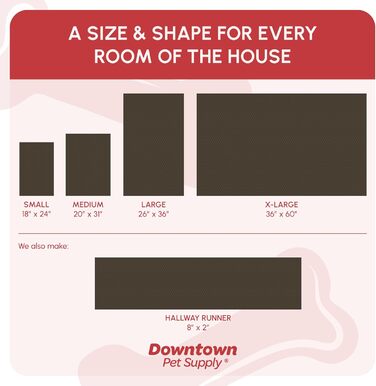 Килимок для лап собак My Doggy Place - швидковисихаючий, надпоглинаючий, великий (36 x 26 дюймів, 91 x 66 x 3 см, блакитний)