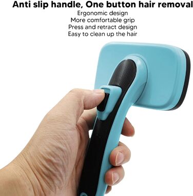 Професійна щітка для видалення шерсті собак та котів - видалення шерсті, безпечна та ефективна