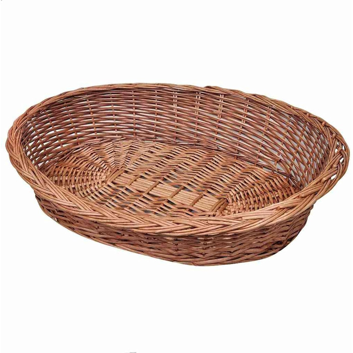 Корзина для тварин Festnight Weide: ліжко для собак та котів, 90x64x20 см, натуральний колір