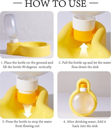 Водяна пляшка для собак, 480 мл, велика, не протікає, складана, для подорожей, аксесуар для цуценят, собак маленьких, середніх та великих порід