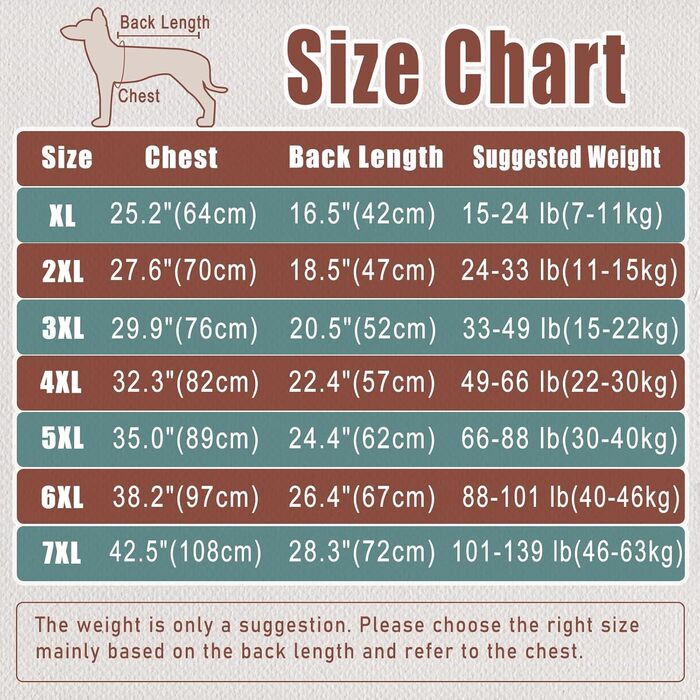 Тіло для собак після операції: захист від лизання, альтернатива нашийнику, з блискавкою, 3XL, колір кава