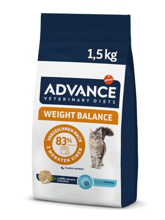 Сухий корм для котів Advance Weight Balance для контролю ваги, 1.5 кг