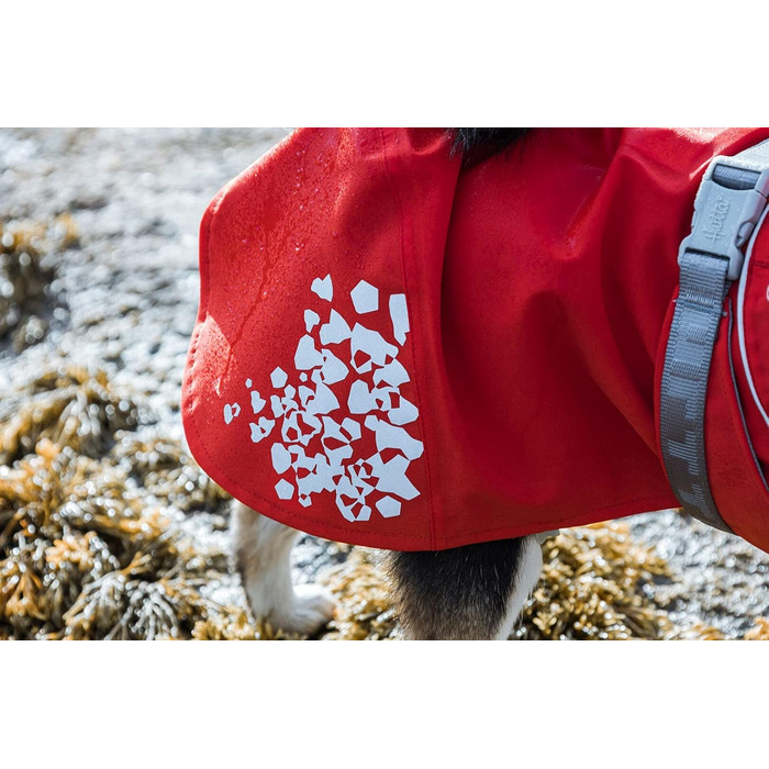 Дощовик для собак Hurtta Monsoon, BlackBerry, 61 см (90 см, Rosehip)