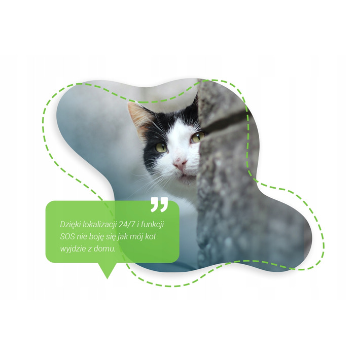 GPS-трекер для котів та собак: нашийник з додатком (українська/польська мова)