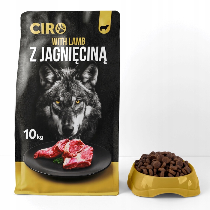 Сухий корм для собак CIRO KARMA з ягнятиною, 41% м'яса, 10 кг